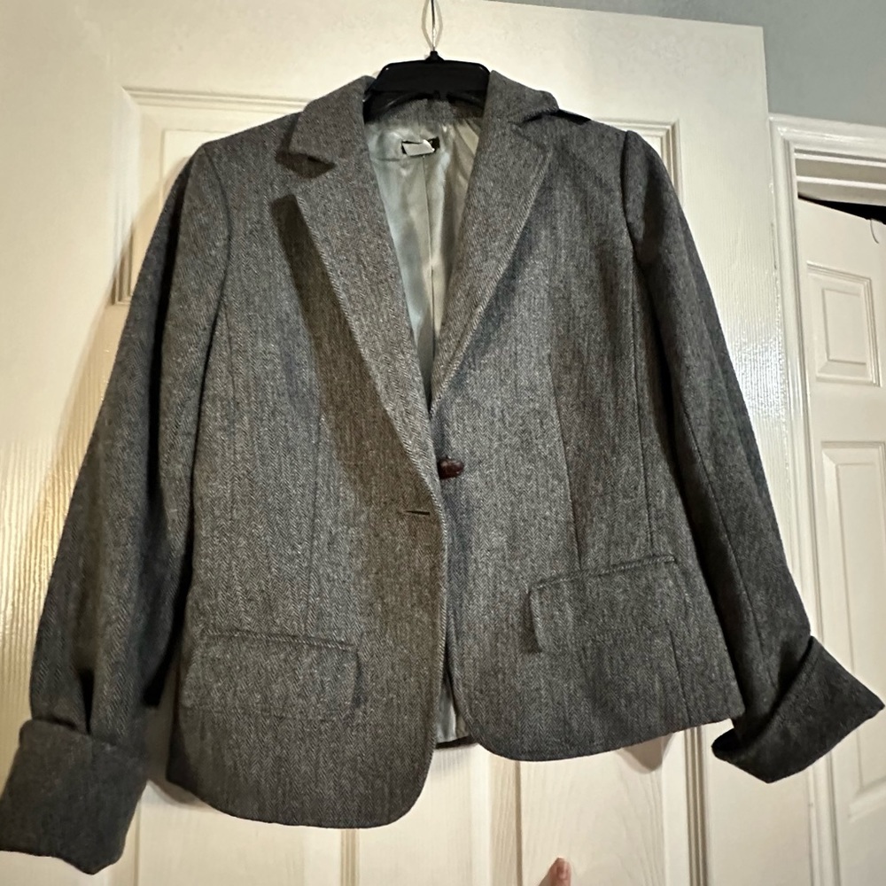 J Crew grey jacket/blazer